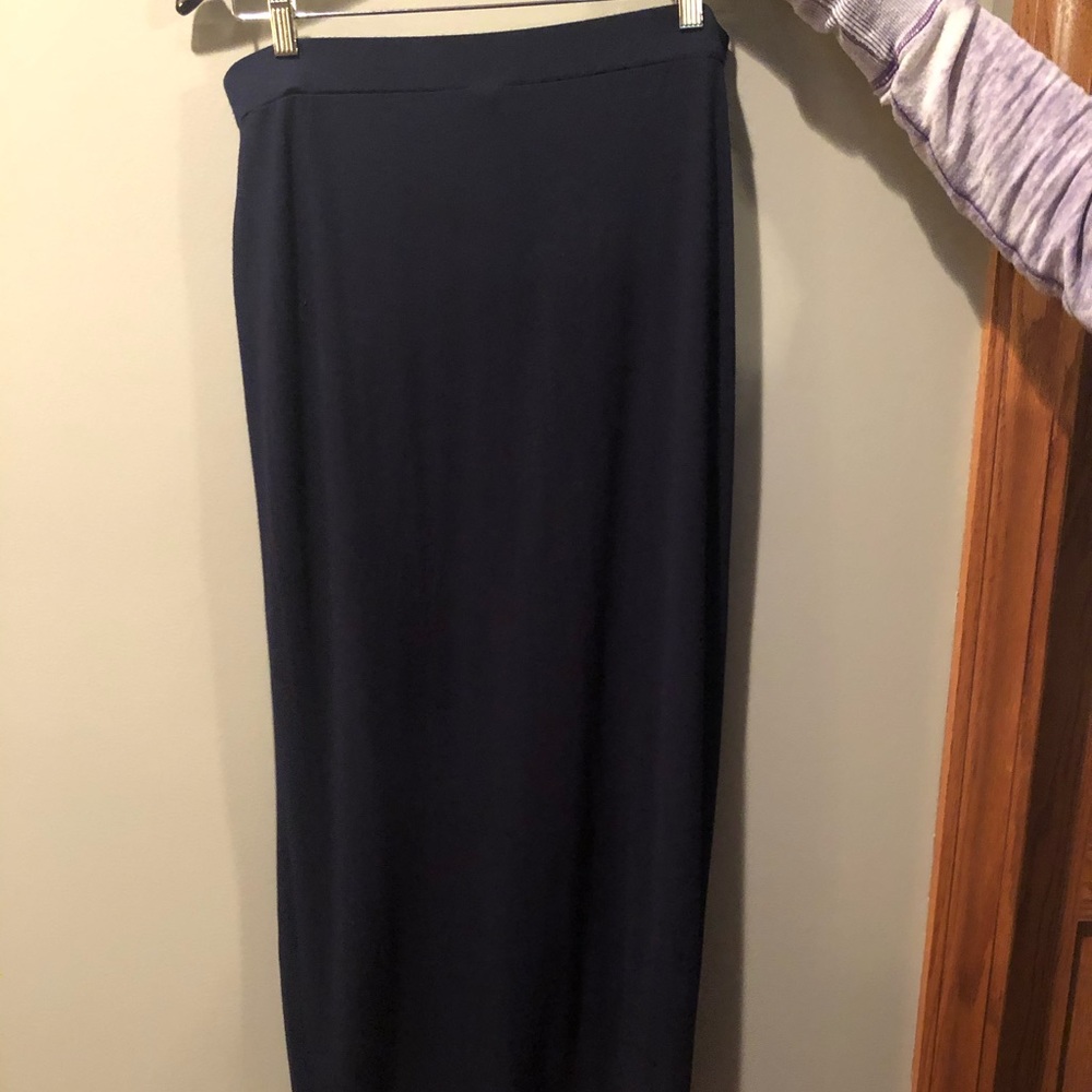 Navy maxi skirt